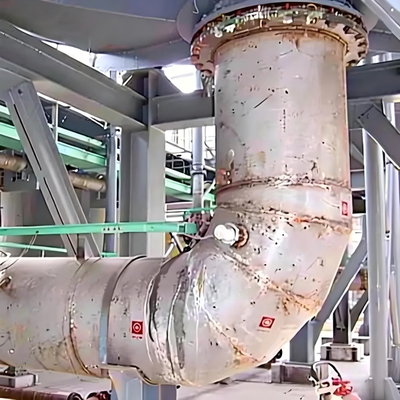 Anodically Protected Acid Pipe With Stainless Steel Construction For Sulfuric Acid Transport