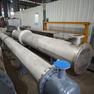 Custom Anodic Protection Sulfuric Acid Cooler With Corrosion Prevention First Absorption Acid Cooler