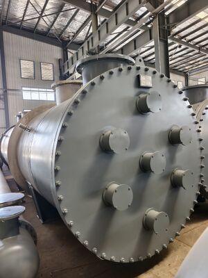 Corrosion Resistant Anodically Protected System for Sulfuric Acid Cooler with High Temperature Resistance and Turbulent Flow Design Dry Acid Cooler