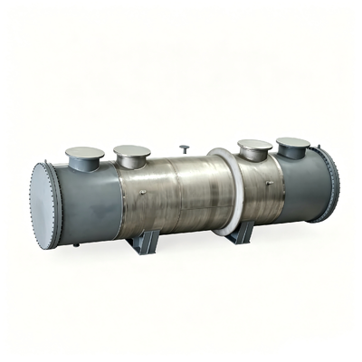 Custom Engineered Anodic Protection Sulfuric Acid Cooler CD-AP-180 180m² for Concentrated Acid Cooling