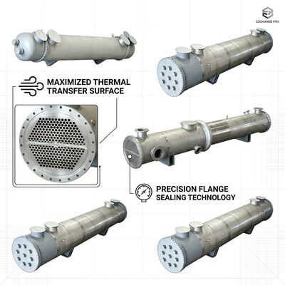Concentrated Sulfuric Acid Anodic Protection Cooler CD-AP-350 350m² 98.5% H₂SO₄ 500000 Kg/h Industrial Grade